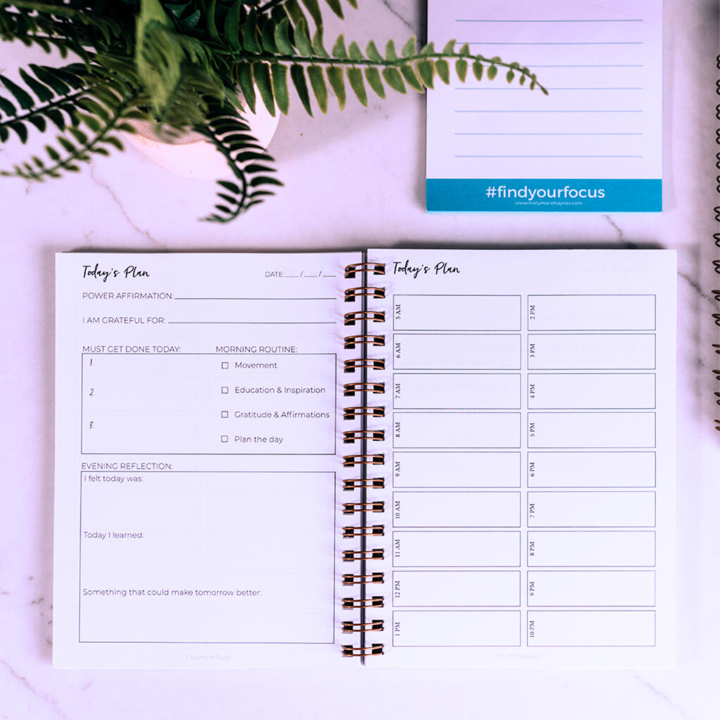 Crush the Rush Quarterly Planner (Trust)