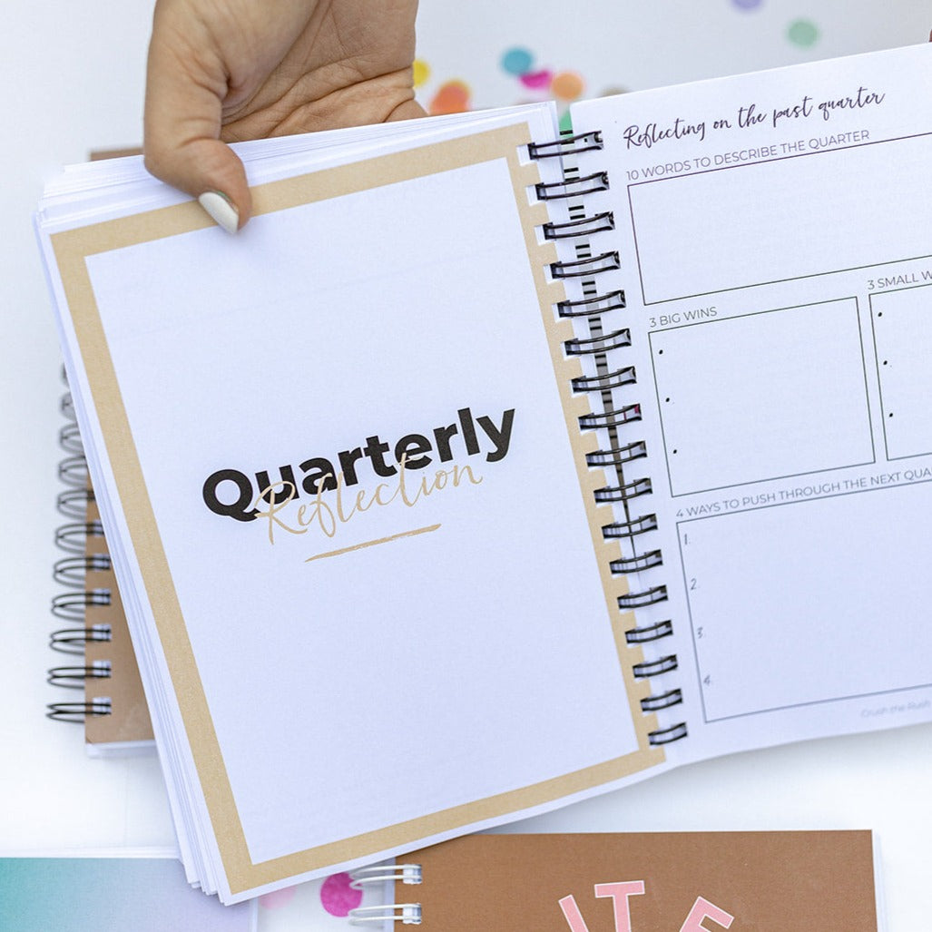 Crush the Rush Quarterly Planner (Trust)