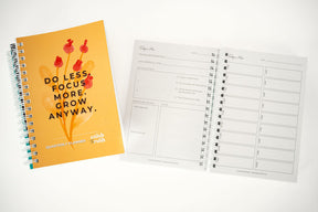 Do Less. Focus More. Grow Anyway (Yellow)